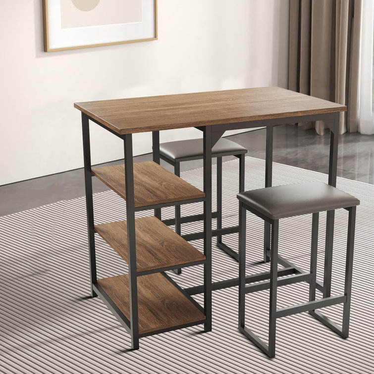 17 Stories Counter Height Extendable Dining Set Wayfair Canada